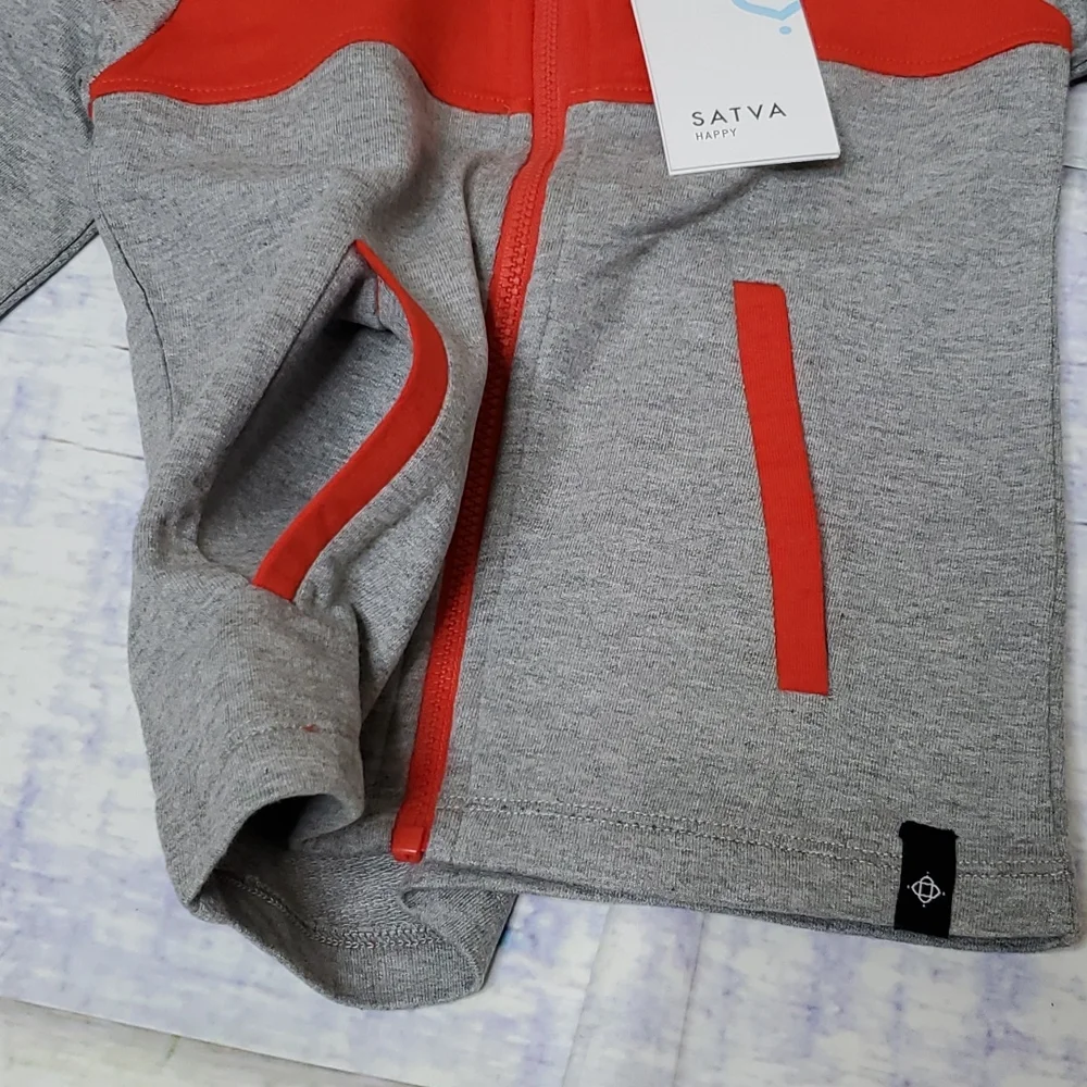 NWT Kid's Organic Activewear Full Zip Hoodie